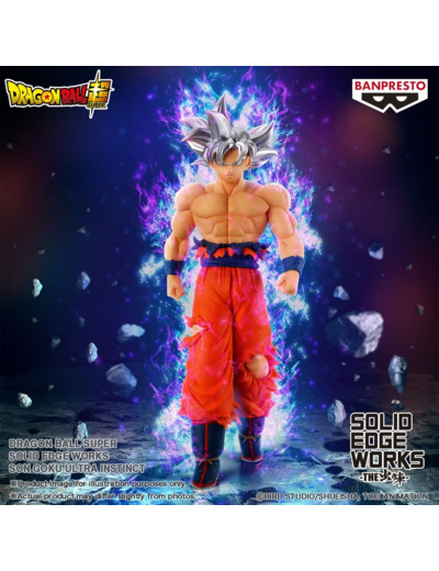 [FIGURINE] DRAGON BALL SUPER -Solid Edge Works - Goku Ultra Instinct20 cm
