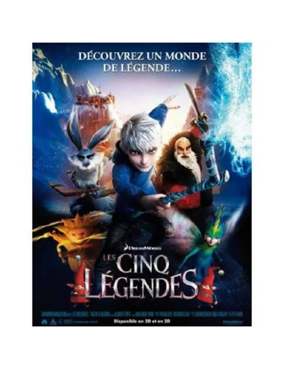 Dvd Les cinq légendes