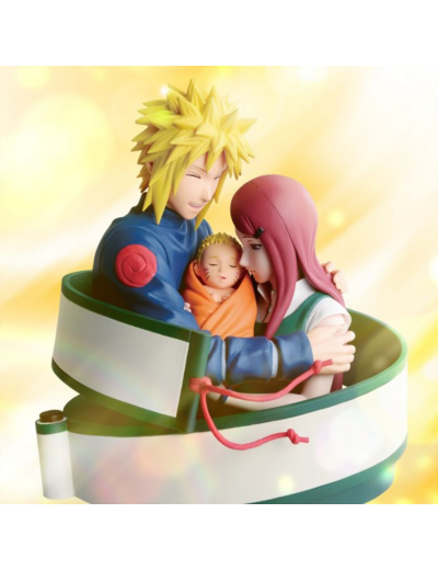 [FIGURINE] NARUTO 72 SERIES - SERIE 53 FIGURE - MINATO & NARUTO & KUSHINA