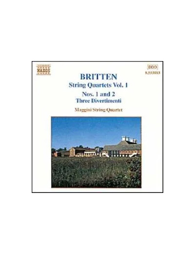 Cd Benjamin Britten - String Quartets Vol. 1 (1998)
