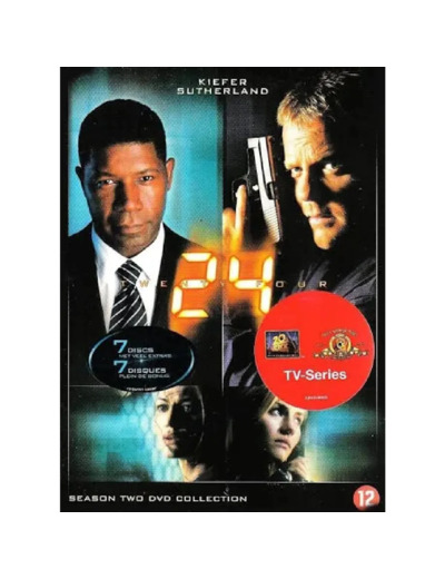 Dvd 24 Heures chrono : L'Intégrale Saison 2 (24 épisodes) - Coffret 7 DVD