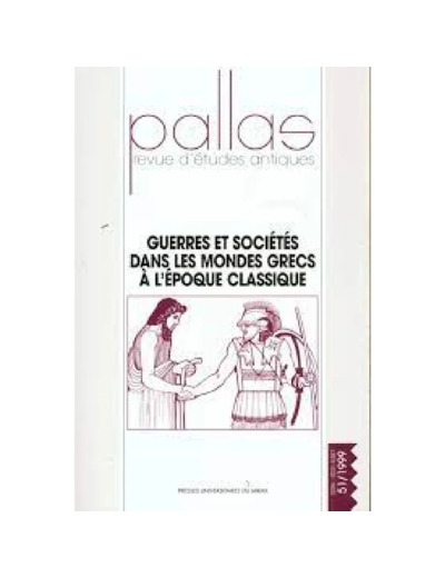 Livre Guerres et sociétés dans les mondes grecs à l'époque classique