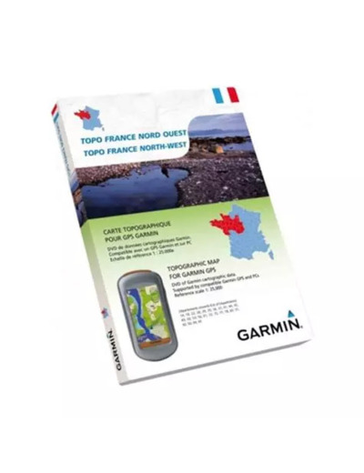 Carte Garmin TOPO France Nord-Ouest
