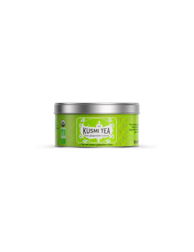 Thés Aromatisés Verts Vert Gingembre-Citron Bio - Boîte métal 20gr