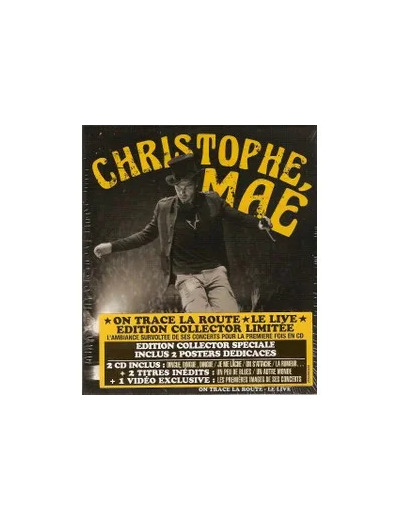 Cd Christophe Maé - On Trace La Route - Le Live (2011)