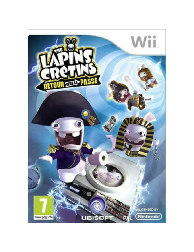 Jeu Wii The Lapins Cretins Retour Vers le Passe