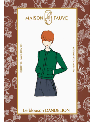 Maison Fauve - Patron Couture Blouson "Dandelion" du 34 au 52