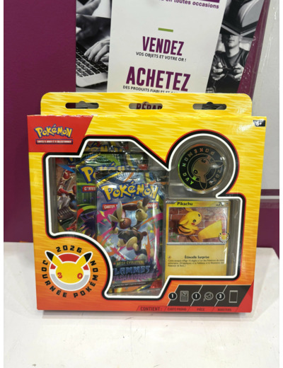 Coffret 3 booster 30 ans pokemon
