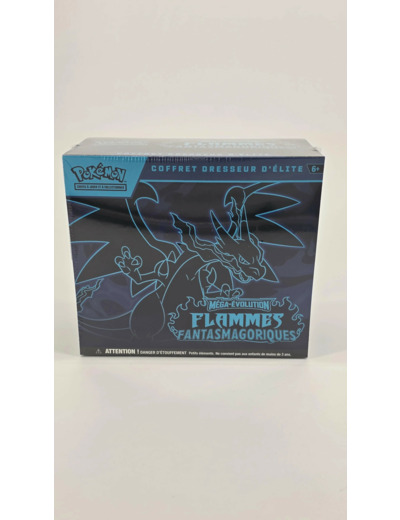 Coffret Dresseur D'élite Pokémon ETB Flammes Fantasmagoriques ME2 Méga-Evolution