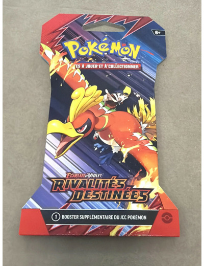 Booster Blister Pokémon Ecarlate et Violet Rivalités Destinées EV10