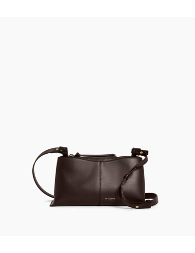 Petit sac bandoulière Félicie en cuir lisse