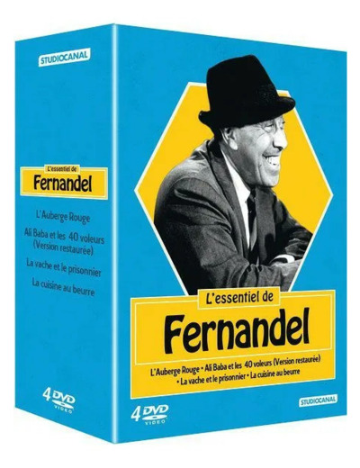 Dvd L'Essentiel de Fernandel : L'auberge rouge + Ali Baba et les 40 voleurs + La vache et le prisonnier + La cuisine au beurre