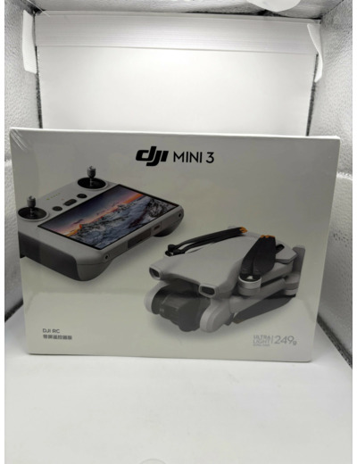 Drone Dji Mini 3 avec télécommande écran intégré Gris