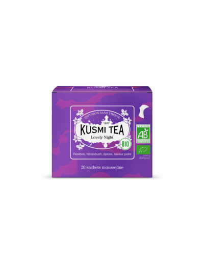 Infusions & Déthéinés Lovely Night Bio - Etui 20 sachets mousseline - 40gr
