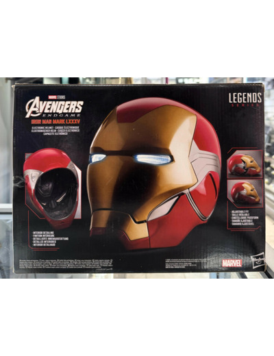 AVENGERS MOVIE Marvel Legends Series Casque électronique premium Iron Man