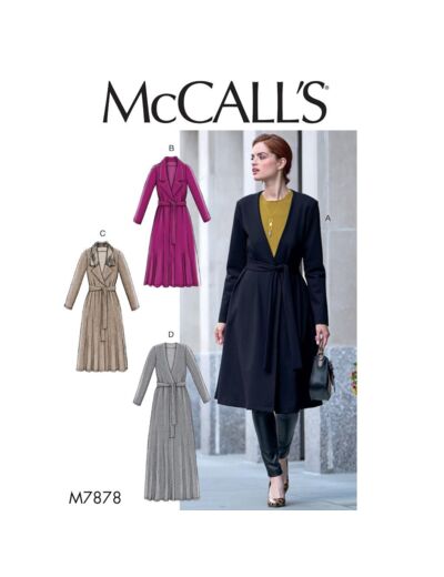 McCall’s – Patron Femme Veste M7878 du 32 au 42