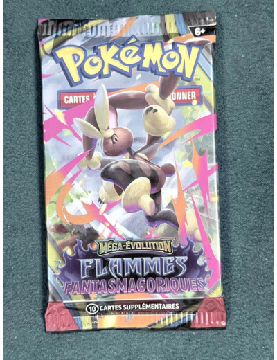 Booster Pokémon Flammes Fantasmagoriques Méga Evolution ME2