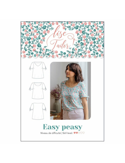 Lise Tailor – Patron Femme Top "Easy Peasy" du 34 au 48