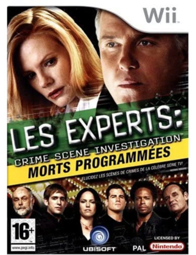 Jeu Wii Les experts CSI: morts programmées