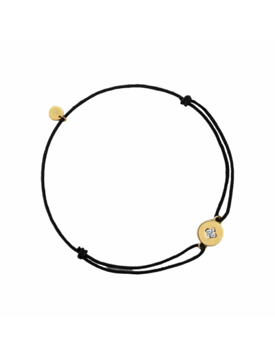 Bracelet sur Lien Arthus Bertrand Royale en or jaune et diamant