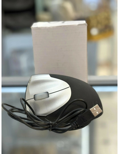 MCL Souris USB optique 1600 DPI MCL Souris USB optique 1600 DPI ergonomique pour gaucher - Noire