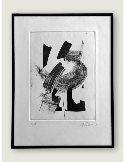 G221010 - Gravure à l'aquatinte - 30x40 cm