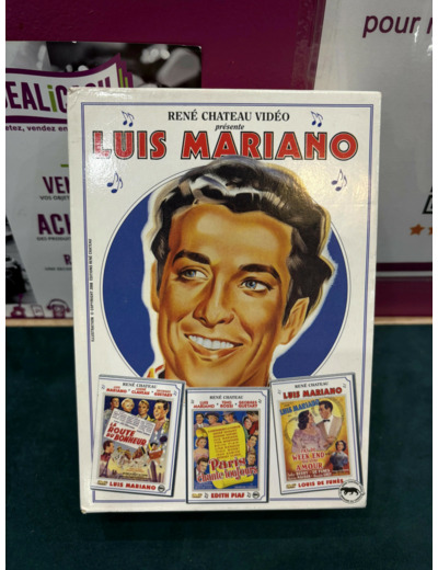 Dvd Coffret Luis Mariano : La route du bonheur / Paris chante toujours / Pas de week end pour notre amour