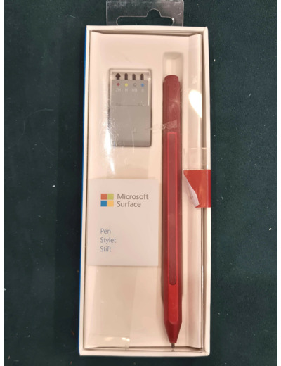 Microsoft Surface Pen - V3 - stylet actif - 2 boutons - Bluetooth 4.0 - rouge - pour Surface 3, Book, Book with Performance Base, Pro 3, Pro 4
