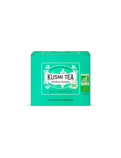 Infusions & Déthéinés Rooibos Amande Bio - Etui 20 sachets mousseline - 40gr net