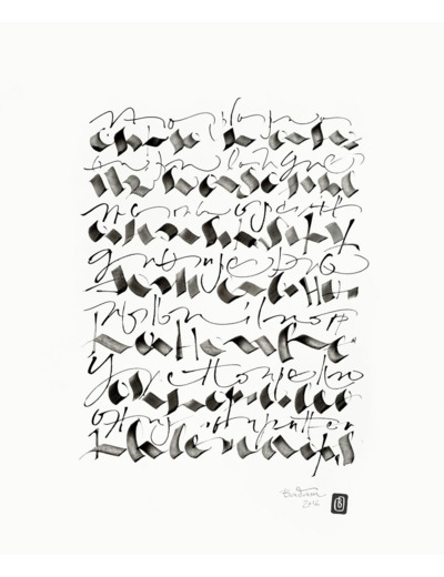 Encre de chine sur papier - Œuvre unique