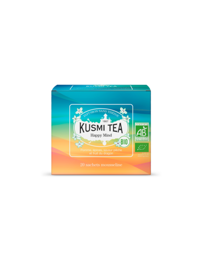 Infusions & Déthéinés Happy Mind Bio - Etui 20 sachets mousseline - 40 gr