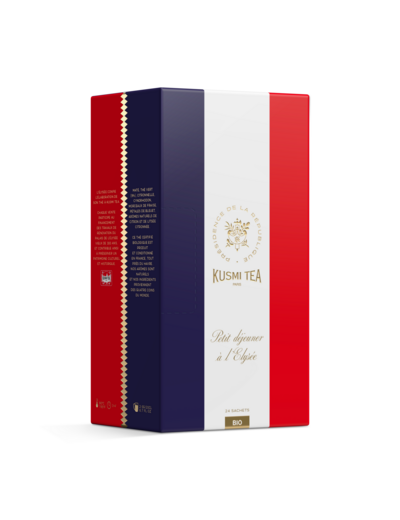 Mélanges Bien-être Petit déjeuner à l'Elysée Bio - Etui carton 24 sachets mousseline -48g