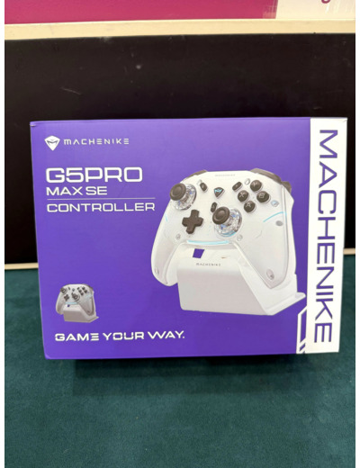 Manettes de jeu Machenike G5Pro Max SE avec station de charge, joysticks à effet Hall en option, gâchettes, éclairage RGB, manette de jeu sans fil