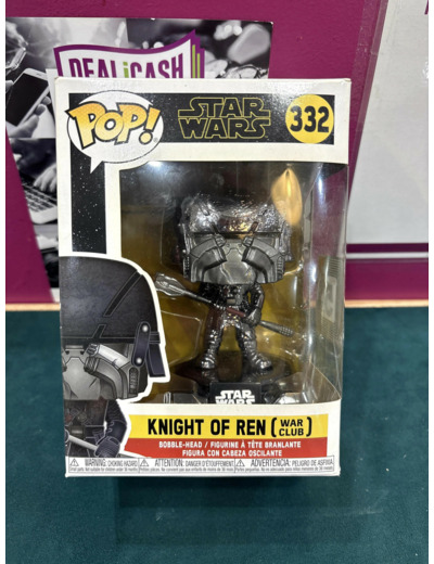Figurine Pop Star Wars N° 332 - Knight of  Ren Chrome  (War Club)