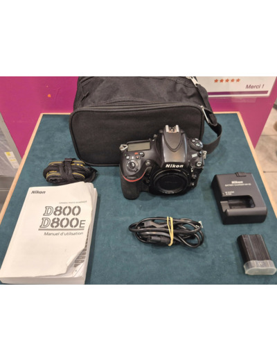 Nikon D800 boîtier nu - Reflex numérique 36.3 Mpix