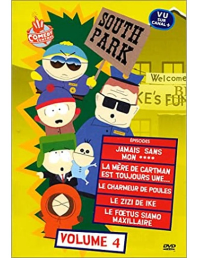 Dvd South Park - Saison 2 (Vol.4) : Jamais sans mon **** / La mère de Cartman est toujours une ... / Le charmeur de poules / Le zizi de Ike / Le foetus siamo maxillaire
