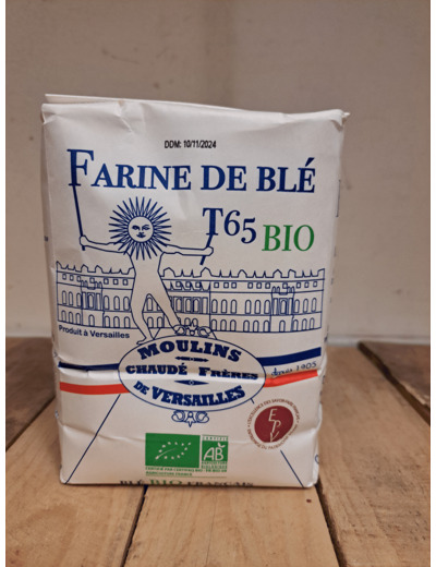 Farine de blé T65 Bio Moulins de Versailles