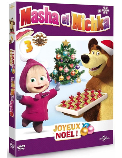 Dvd Masha et michka, vol. 3 : 3, 2, 1 joyeux noël
