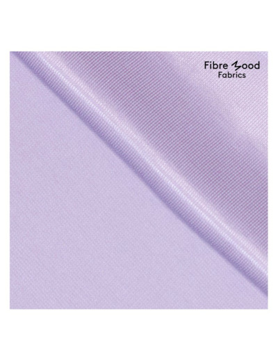 Fibre Mood - Tissu Jacquard de Viscose "Risa" Uni Couleur Lilas