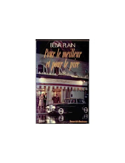 Livre Pour le meilleur et pour le pire - Belva Plain