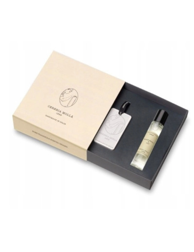 Coffret cadeau 1 plaque en céramique + 1 brume parfumée 15 ml : Black Orchid & Lily - Ivory