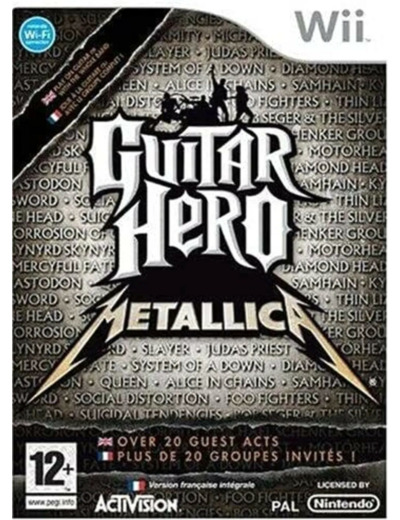 Jeu Wii Guitar Hero : Metallica
