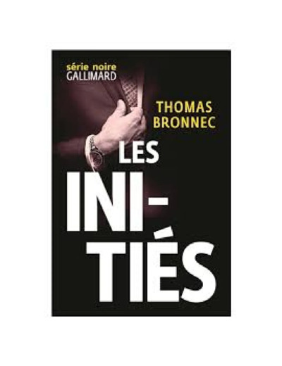 Livre Les initiés de Thomas bronnec