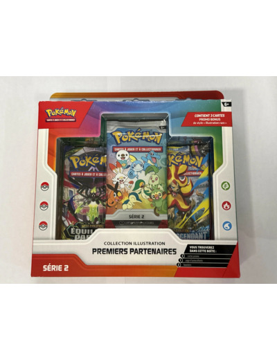 Coffret Premiers partenaires Série 2 Pokémon Collection illustration