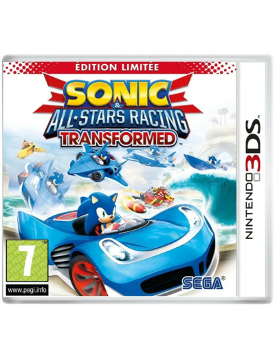 Jeu 3ds Sonic All Stars Racing Transformed Edition Limitee