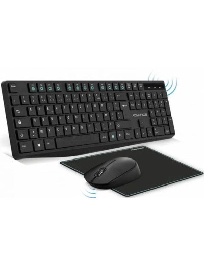 Elite Wireless Combo Clavier Souris Tapis