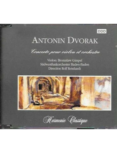 Cd Antonín Dvo?ák - Concerto pour violon et orchestre Légendes pour orchestre (1993)