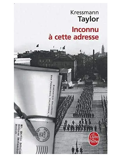 Livre Kressmann Taylor Inconnu a Cette Adresse