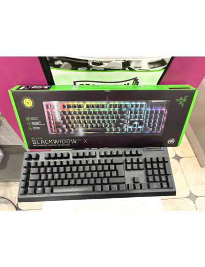 Clavier filaire gaming Razer BlackWidow V4 X Yellow Switch Noir
