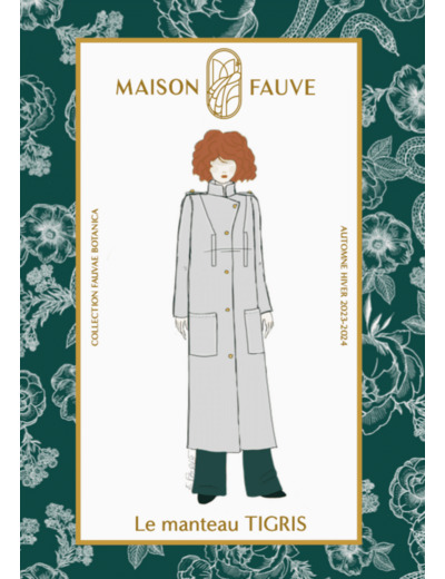 Maison Fauve - Patron Couture Manteau "Tigris" du 34 au 52